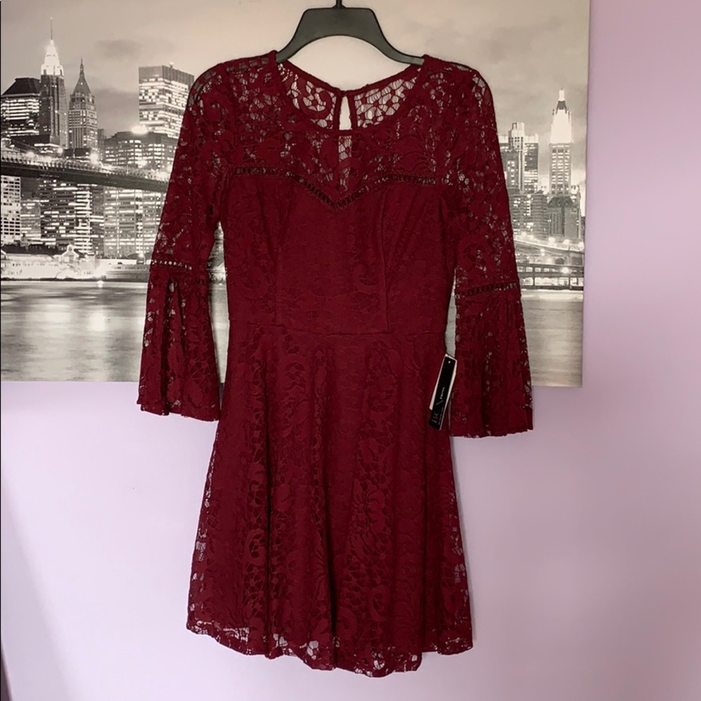 Burgundy Lace Dress (brand new)